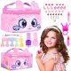 KOSMETIKBOX, KOSMETIKTASCHE, MAKE-UP-SET FÜR KINDER, HASE