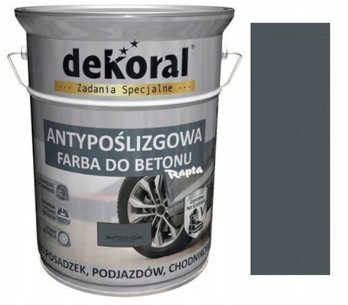 Dekoral Acryl-Betonfarbe 5 l Graphitgrau matt