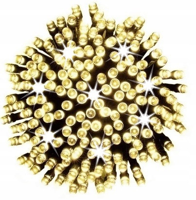  WEIHNACHTSLEUCHTEN 1000 LED-BLITZ WARMWEISS DAUERHAFT + BLITZ