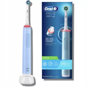  Oral-B Pro 3 3000 elektrische Zahnbürste, blau und weiß