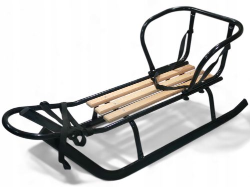  Kinderschlitten mit Rückenlehne