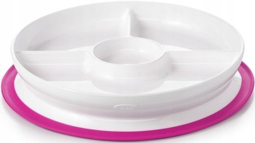  Teller mit Silikon-Saugnapf Oxo 61121100 weiß und blau