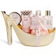  KOSMETIK-SET Für Bad und Körper: Gel, Balsam, Creme, Peeling und Schwamm