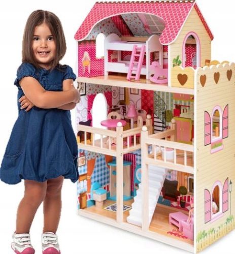  Tasso Puppenhaus, Geräusche, interaktiv, Badezimmer, hoch, 2in1, 91 cm