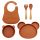  5× Gigi Kids Silikon-Geschirrset