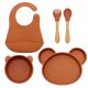  5× Gigi Kids Silikon-Geschirrset