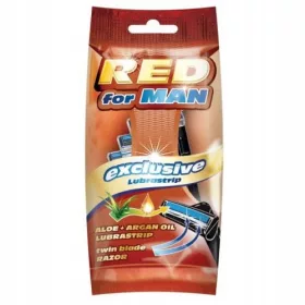  Mattes Red für Herren Einwegrasierer 12 Stk.