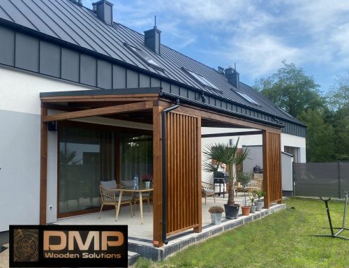 Pavillons, Unterstände, Dächer DMP Solutions Dach, Holz, 100 x 100 x 100 cm