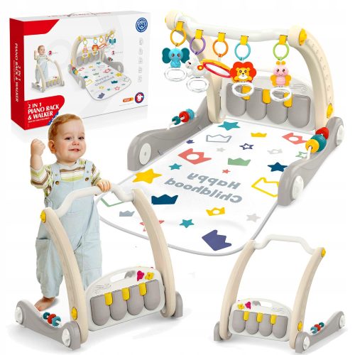  SCHAUMSTOFFMATTE, KLANG-ANHÄNGER 2IN1, PUSH-WALKER