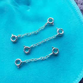  SICHERHEIT – SILBERNE UHRENKETTE – ARMBÄNDER