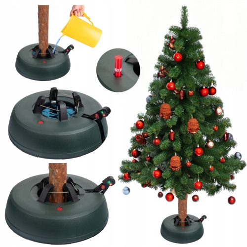  GROSSER WEIHNACHTSBAUMSTÄNDER FÜR BAUM WEIHNACHTSBAUMSTÄNDER, GRÜN, 2,7 m