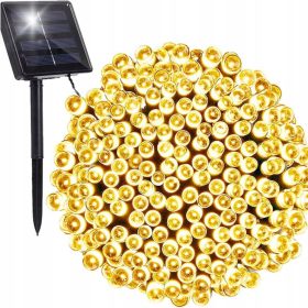    SOLAR-WEIHNACHTSLAMPEN SOLAR DEKORATIVE OUTDOOR-GARLAND 200 LED WEIHNACHTEN