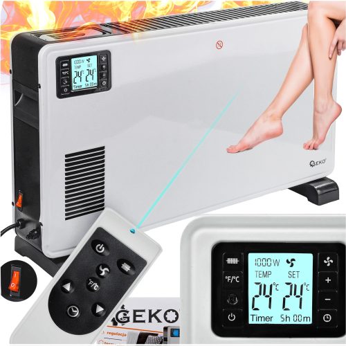Geko 2300 W weißer Konvektorheizer