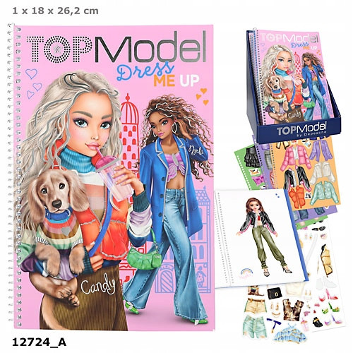  Dress me up City Girl GEMÄLDE BUCH TOP MODEL DRESS ME UP DEPESCHE 0412724