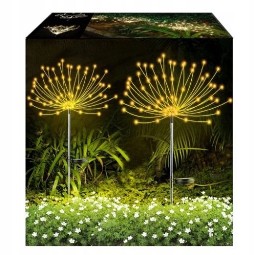  Solarlampe, schwarz, 95 cm, 2 Stk.