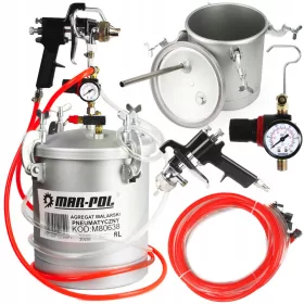 PNEUMATISCHER LACKIERGENERATOR 8L LACKPISTOLE