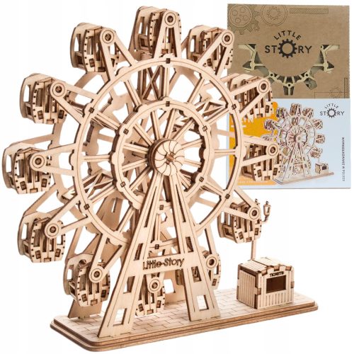  Little Story Holzpuzzle 3D-Modell DIY – Riesenrad-Karussell