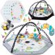  MoMi BESTO BILDUNGSMATTE FÜR BABYS 3in1 – Spielzeug, Schwimmbad, Fotomatte