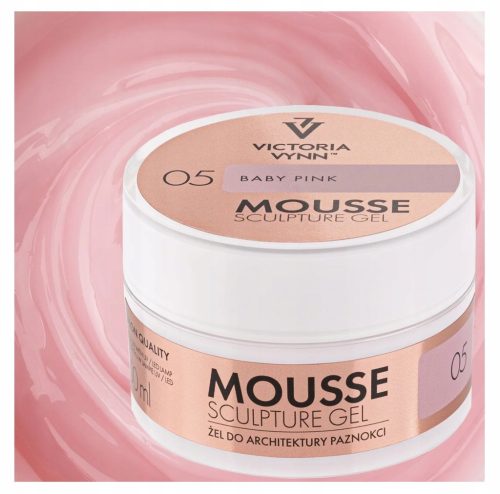  VICTORIA VYNN MOUSSE GEL AUFBAUGEL MIT THixotropie – 05 BABY PINK – 50 ml