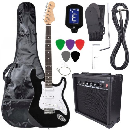  Evander Stratocaster E-Gitarre, Rechtshänder, 6 Saiten