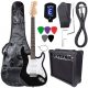  Evander Stratocaster E-Gitarre, Rechtshänder, 6 Saiten