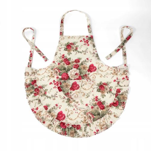 Küchentücher, Handschuhe und Schürzen Ein Geschenk für Mama, für Sie, für Mädchen, elegante Küchenschürze mit Rosen