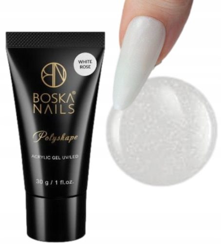 Boska Acrylgel Polyshape 30g Weiße Rose