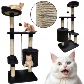    Hoher Kratzbaum, Bett, Kratzbaum, CONTRAST-Turm 101 - 160 cm