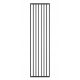 Lamellenwand 275 x 58 cm, mattschwarze Lamellen
