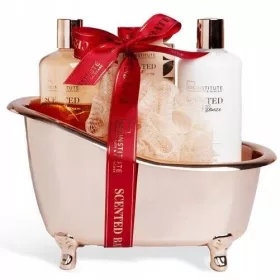    KOSMETIK-SET für Bad und Körper, Gel, Balsam, Salz und Schwamm