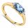  TOPAZE-GOLD-VERLOBUNGSRING PR.585 R0ZM.8-23