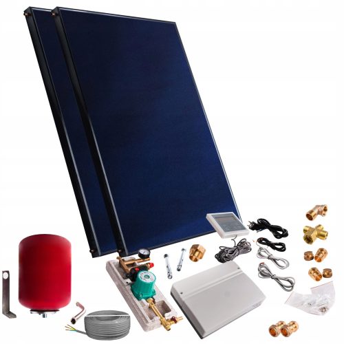 SOLAR-KIT 2X 2,5 SOLARKOLLEKTOR OHNE THUNDER TANK