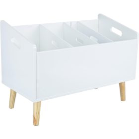  SPIELZEUGBEHÄLTER, WEISSE BOX mit LOMOS-TEILUNGEN