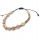  Rosenkranz-Armband an der Hand, Solarstein, Schnur