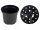  Blumentopf DonKwiat 24 cm x 24 x 15,5 cm Durchmesser 24 cm Kunststoff schwarz