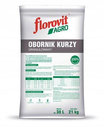 Gartendünger - Organischer, natürlicher Dünger Grupa Inco Granulat 21 kg 30 l