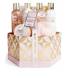    ELEGANTES KOSMETIK-SET für Bad und Körper aus Zeder und Orange