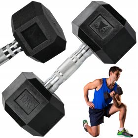  Aktiv/Space beschichtete/gummierte Festhanteln 1x 10 kg