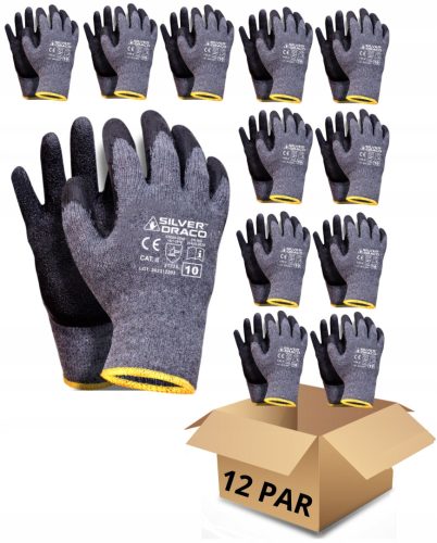 Keilor DRACO SILVER Handschuhe Größe 10 - XL 12 Paar