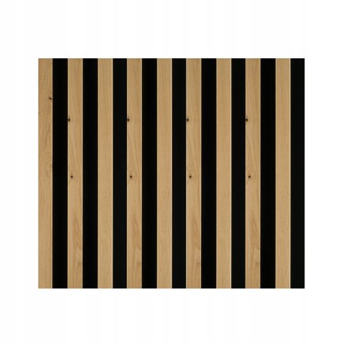 MDF-Lamellen auf Filz – Wand, Decke 42 x 260 cm – ARTISAN OAK