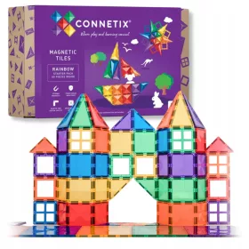  Magnetische Bauklötze Starterpaket 60-tlg. Connetix