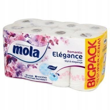 Klopapier Toilettenpapier mit Mola-Duft, 16 Stück.