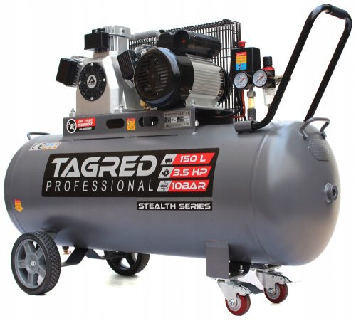 Kompressor bezolejowy Tagred TA3392 150 l 10 bar