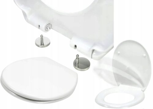 Stinnea Eurostandard-Toilettensitz, weißer Duroplast