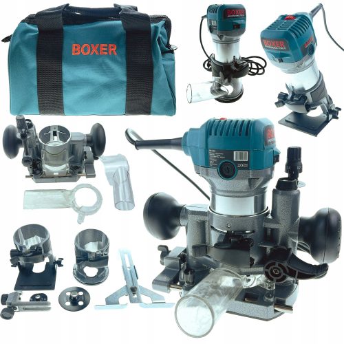 LEISTUNGSSTARKE FRÄSMASCHINE 4IN1 2500W-BEUTEL UND 3 ANHÄNGE 6 UND 8MM EXTRAKTION