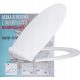 HYDROERA Toilettensitz, weißer Duroplast