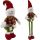  GROSSER Weihnachtself SCHNEEMANN teleskopierbar 95cm