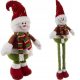  GROSSER Weihnachtself SCHNEEMANN teleskopierbar 95cm