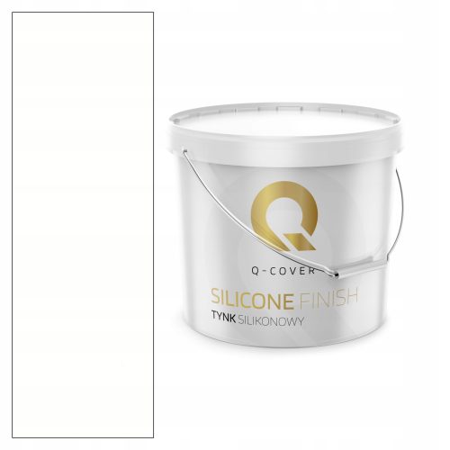 WEISSER SILIKONPUTZ, WEISSE BASIS, 25 kg, FÜR DIE FASSADE