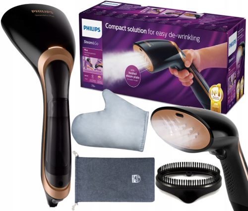  Philips STEAM GO Dampfglätter VERTICAL IRON + Geschenk MGK 1300 W